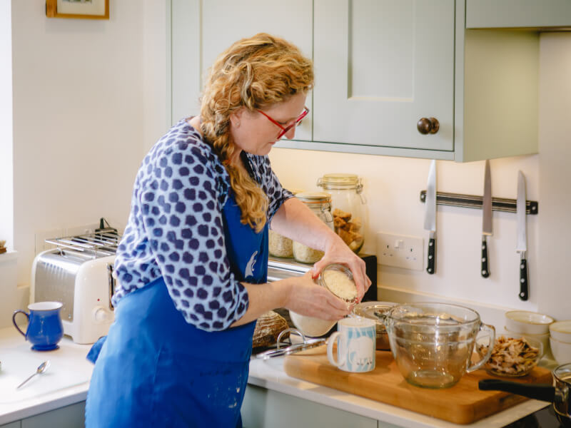 Anne-Marie from Get Cooking! in her kitchen 
